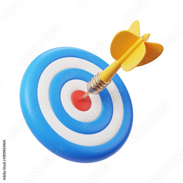 Fototapeta dart board with darts