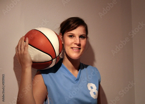 Fototapeta basketballerin
