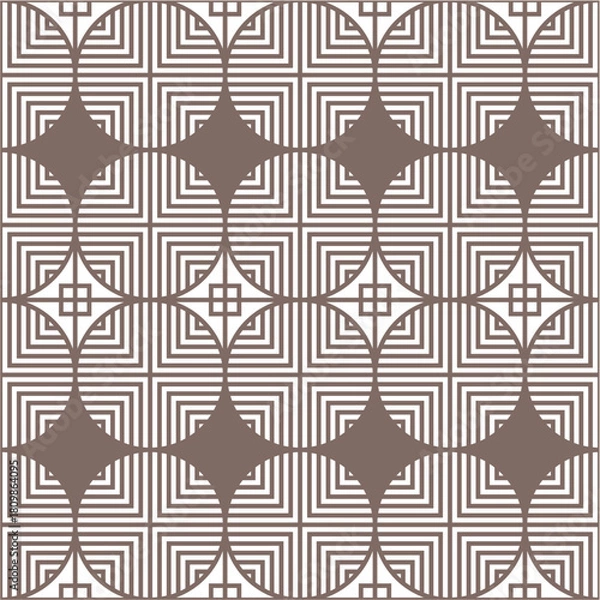 Fototapeta Chinese style border frame, Chinese house window, door and window design. 