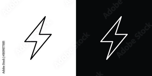 Obraz Lightning icon. Modern simple vector collection