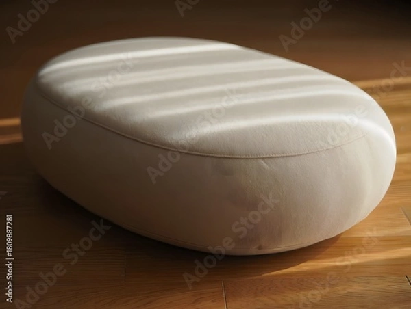 Obraz Soft oval ottoman illuminated by natural light