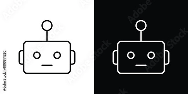 Obraz Robot icon. Modern simple vector collection