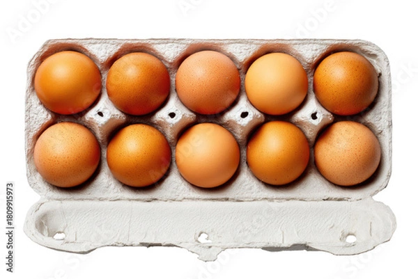 Obraz Dozen eggs in a carton
