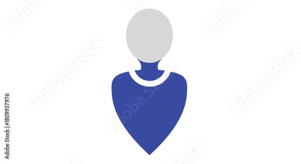 Obraz Abstract person icon
