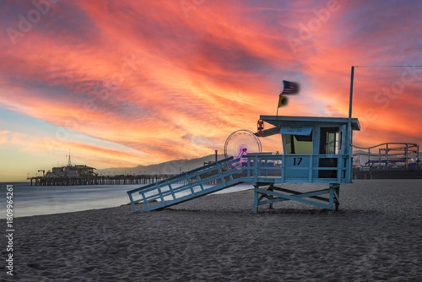 Obraz sunset on the beach