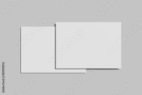 Obraz A5 Landscape Flyer Blank Mockup