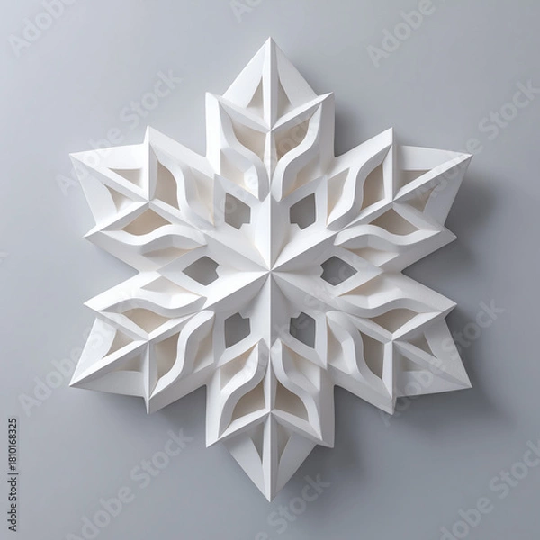 Fototapeta paper snowflake