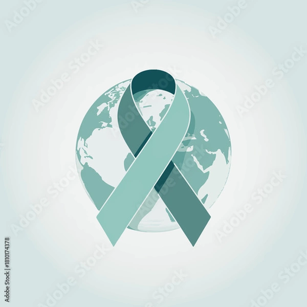 Obraz Black & White HIV Prevention Symbol Vector Icons1