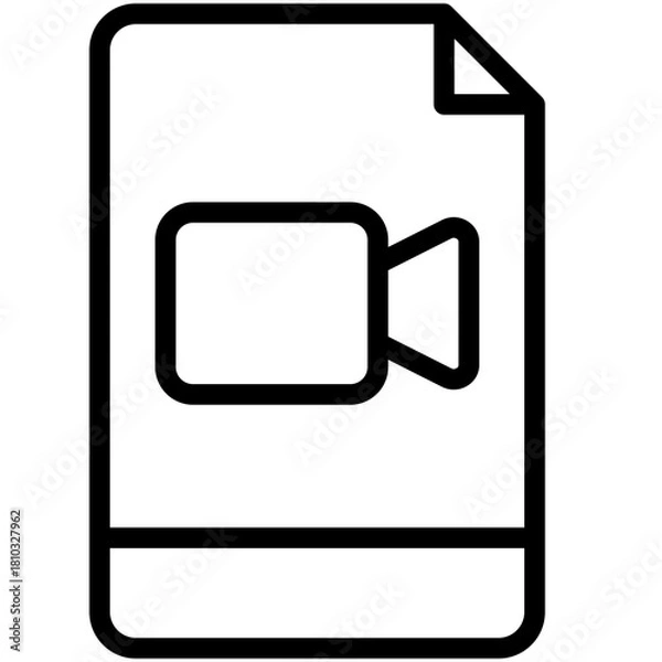 Obraz video file icon