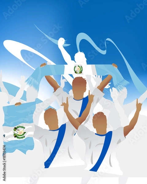 Obraz Guatemala crowd