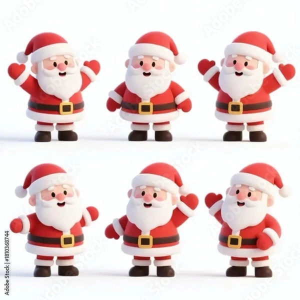 Obraz santa claus set