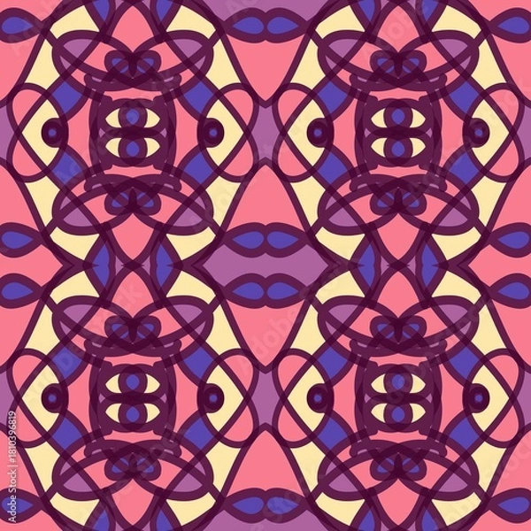 Obraz seamless geometric pattern