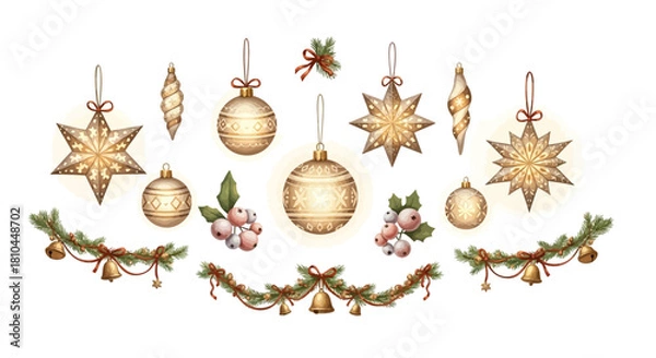 Obraz Festive christmas art