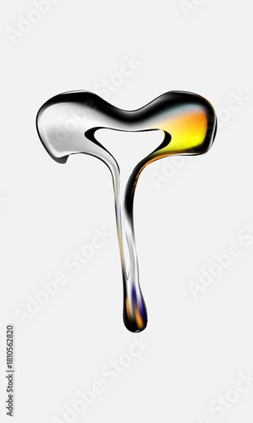 Obraz abstract letter T for logo and graphic elements