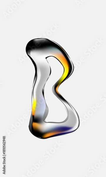 Fototapeta abstract letter B for logo and graphic elements