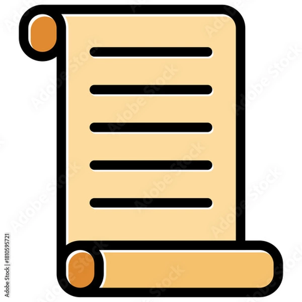 Obraz quest scroll icon