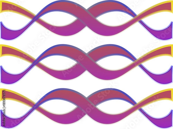 Obraz abstract background with colorful stripes