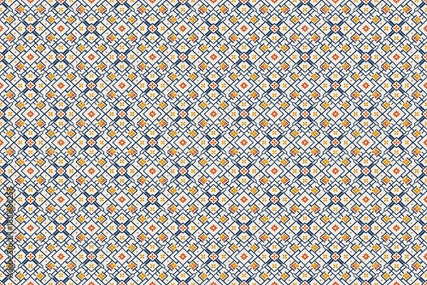 Obraz seamless pattern with blue dots