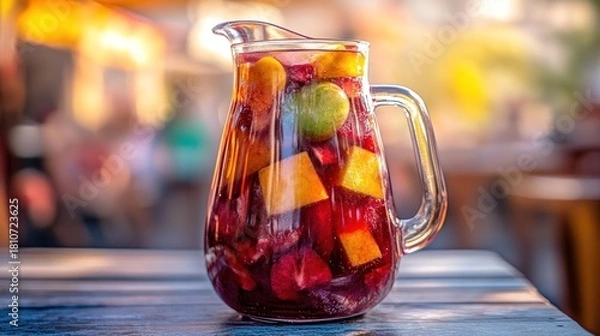 Fototapeta Refreshing summer drink