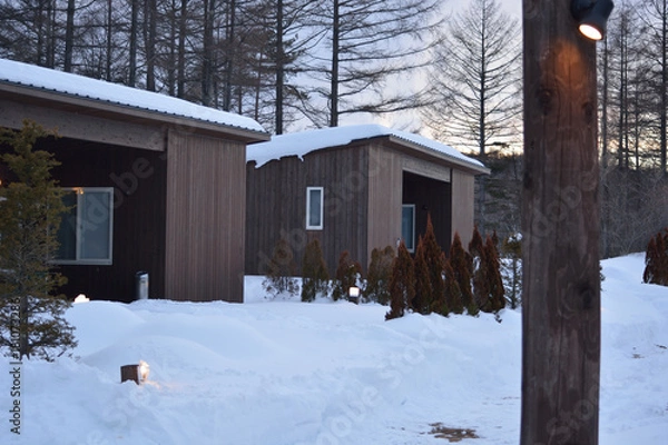 Fototapeta コテージ