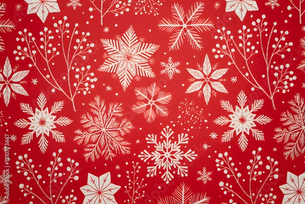 Fototapeta seamless pattern with flowers