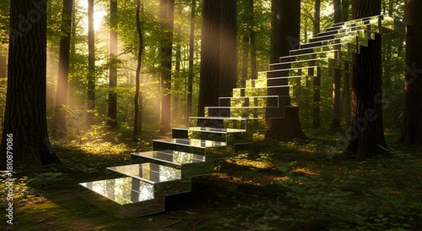 Obraz path in the forest