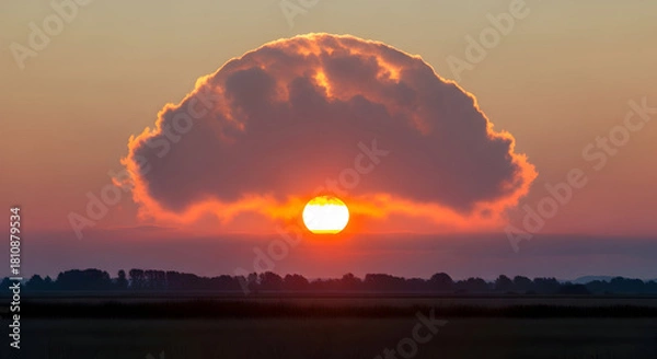 Obraz sunset in the sky