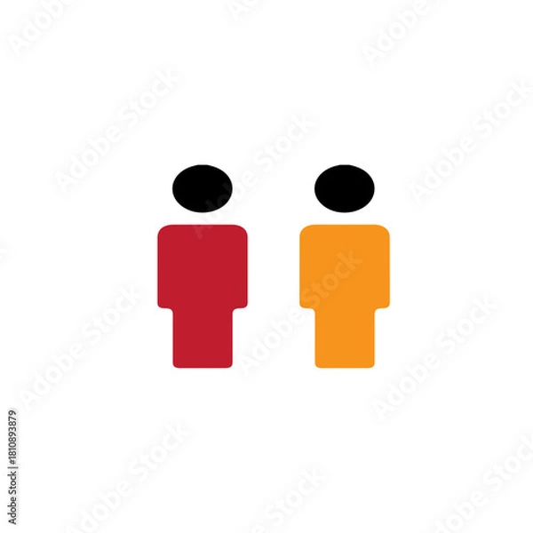 Obraz Diverse people social interaction