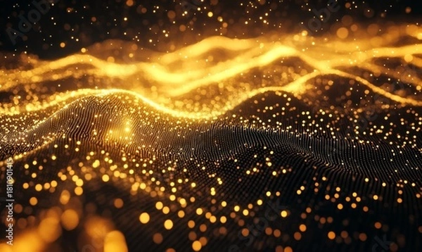 Obraz abstract christmas background Generative AI