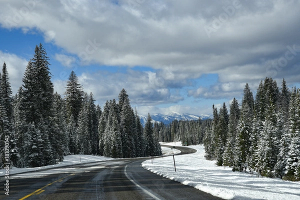 Obraz blue sky landscape