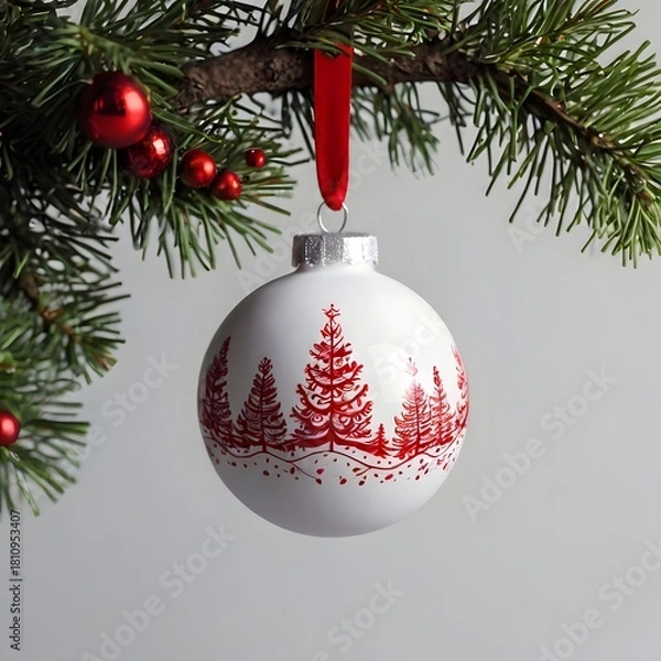 Fototapeta A Warm Christmas Atmosphere