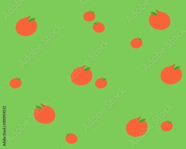 Obraz seamless pattern with oranges