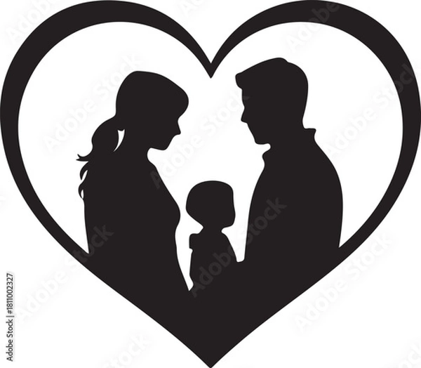 Obraz Abstract geometric pattern with bold color accents and clean lines