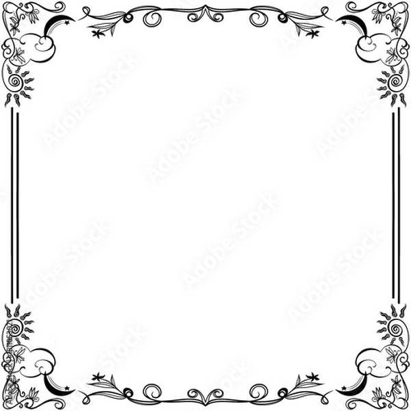 Obraz Vintage Flowers frame 
