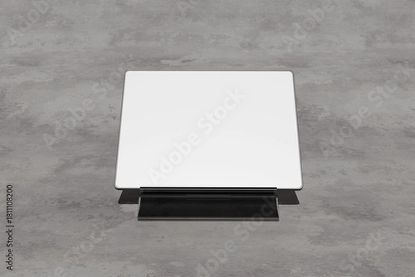 Obraz Blank tablet presentation mockup. 3d rendering