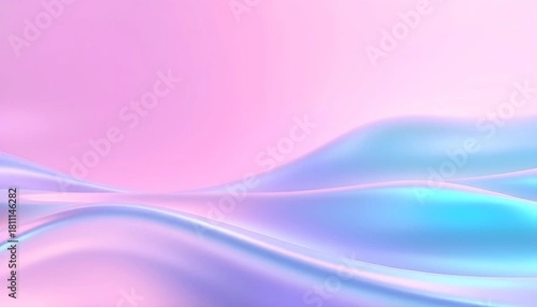 Obraz 홀로그램느낌의분홍녹색웹사이트배경