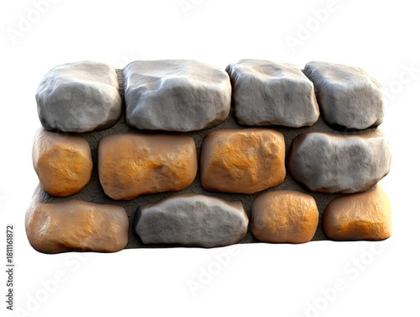 Obraz Stone wall 3D