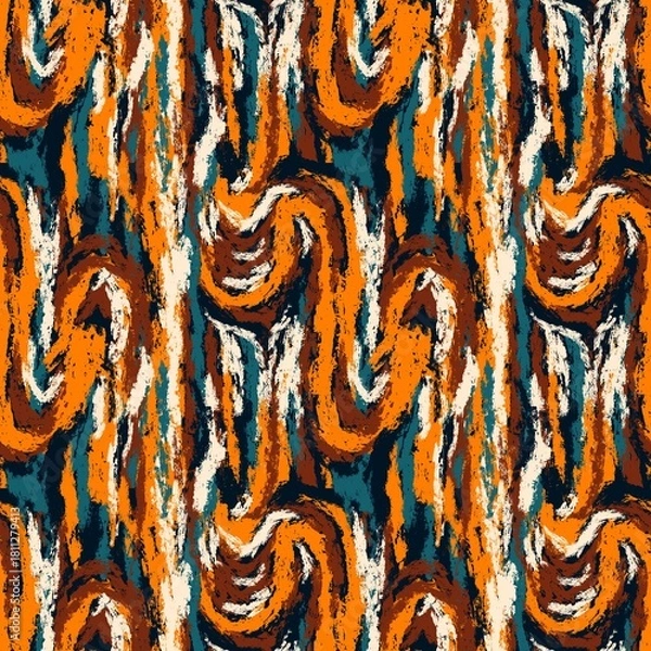 Fototapeta wavy vertical texture, tribal pattern, flowing abstract
