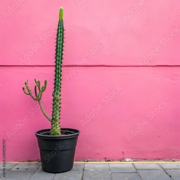 Obraz cactus in a pot