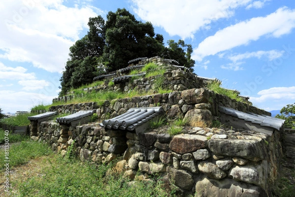 Obraz 奈良市にある土製の塔「頭塔」