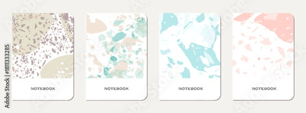 Obraz Brochure cover design. Terrazzo abstract