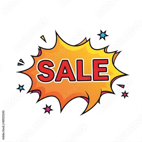 Fototapeta sale vector icon isolated on white area