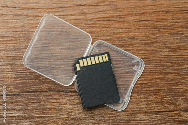 Obraz sd card in box