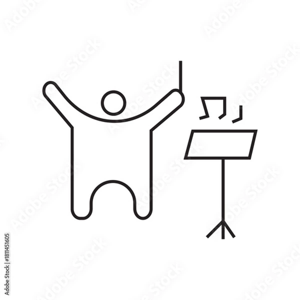 Obraz orchestra icon