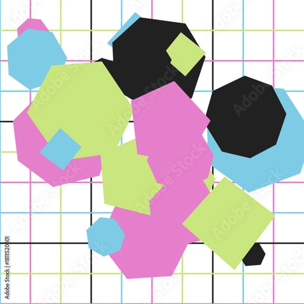 Fototapeta brisk crease abstract vector