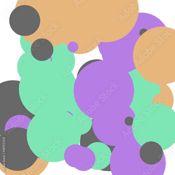 Fototapeta citrus orchard abstract vector