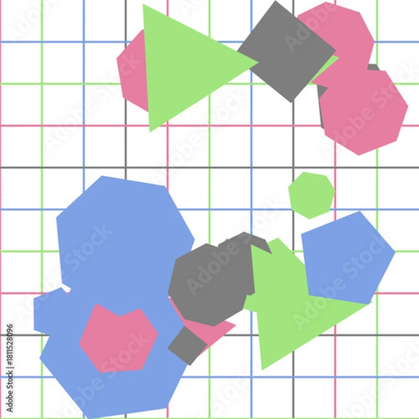 Fototapeta jade streamline abstract vector