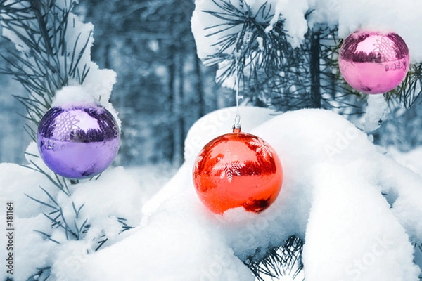 Obraz new year's tree