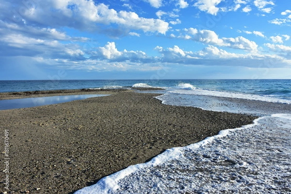 Fototapeta cape Poseidi on peninsula Kassandra in Greece