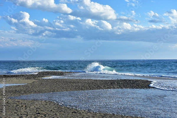 Obraz cape Poseidi on peninsula Kassandra in Greece
